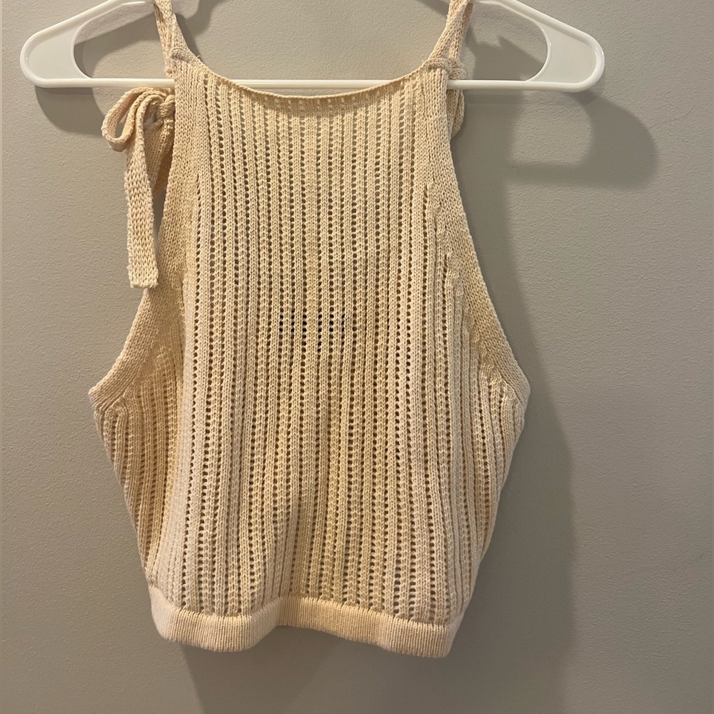 Lulus woven tank size S never worn